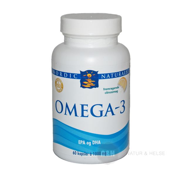 Omega-3 med Citrussmag 60 stk. Nordic Naturals